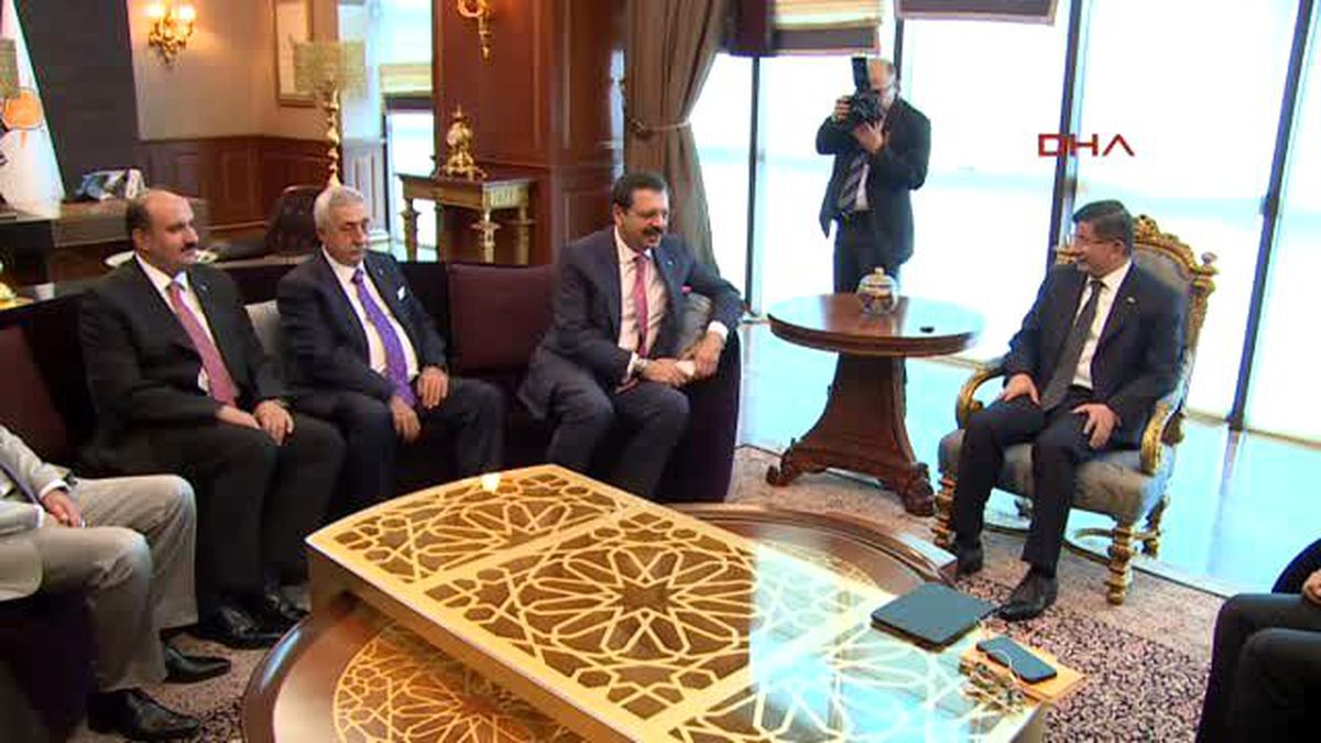 Başbakan Davutoğlu Türkiye-Ab Karma İstişare Komitesi\'nin Türkiye Heyetini Kabul Etti