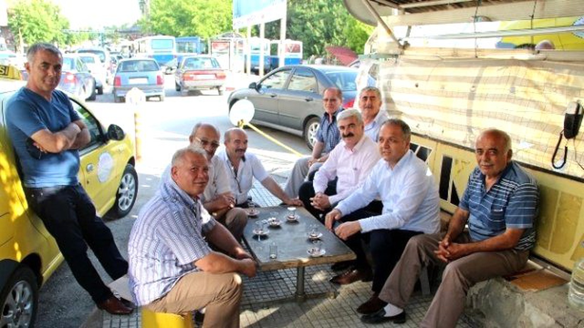 Başkan Üçok\'tan Taksicilere Ziyaret
