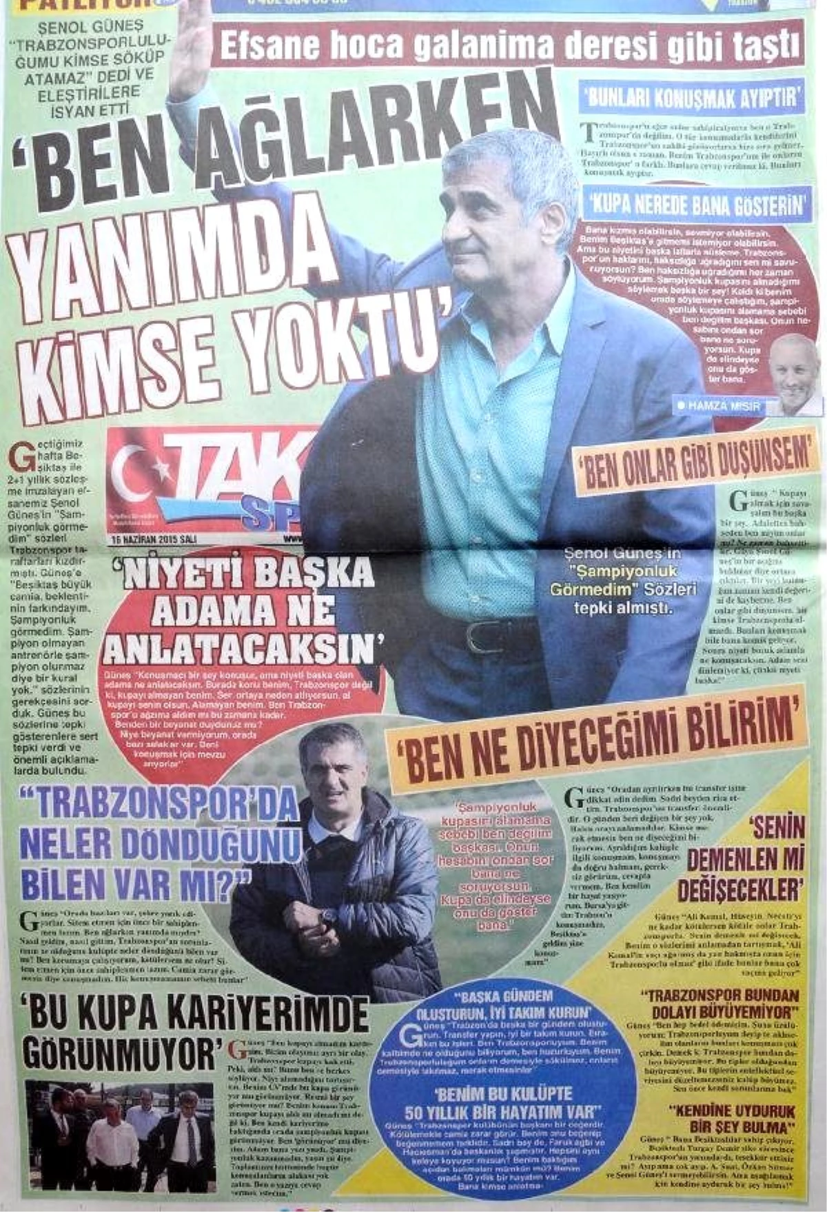 Güneş İsyan Etti: Trabzonsporluluğum Onların Demesiyle Sökülmez