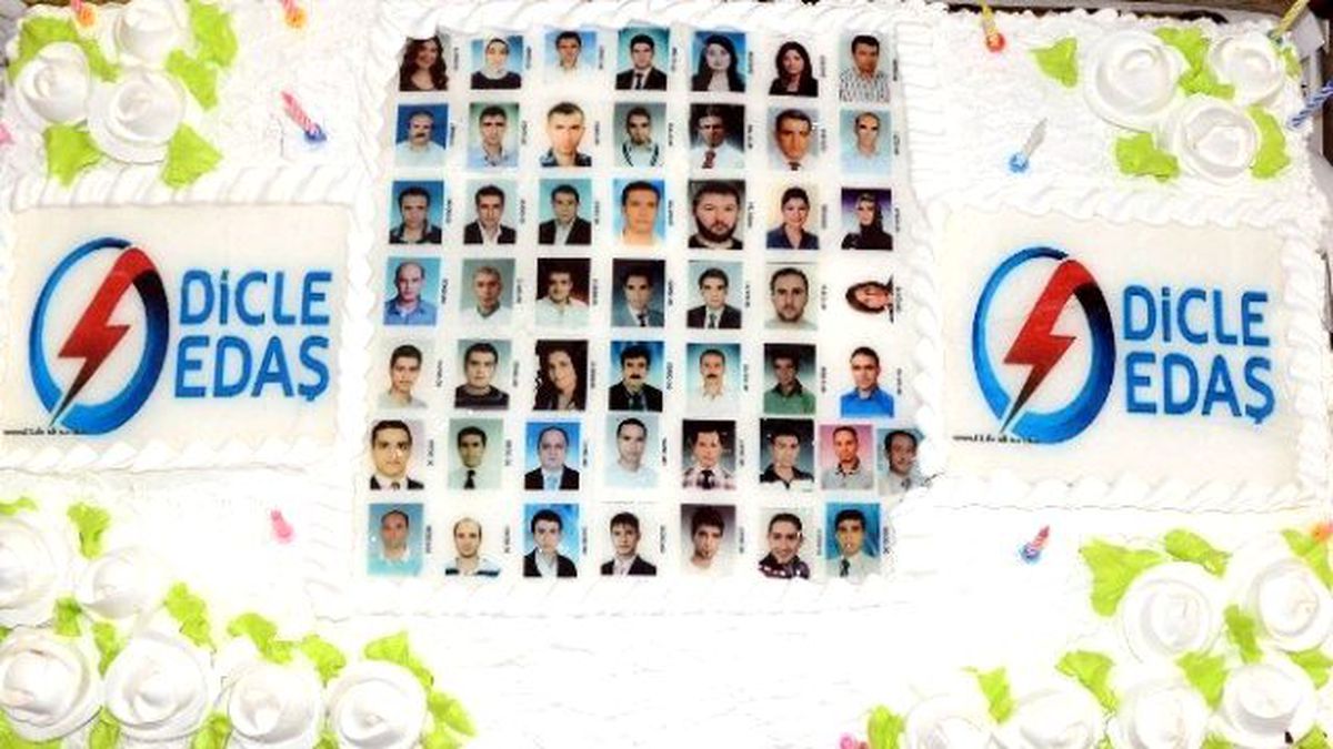 Dicle Elektrik\'te Toplu Yaş Günü Kutlaması