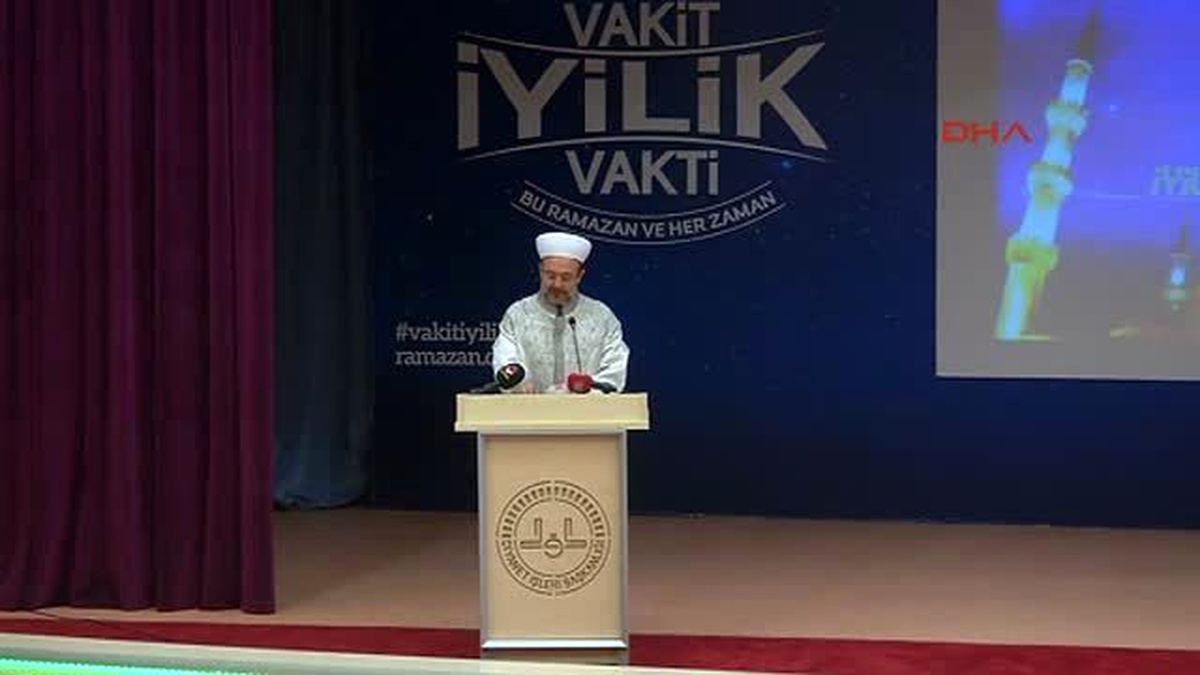 Diyanet İşleri Başkanı Görmez: Türkiye\'nin Sınırında Yaşanan Trajedileri Acıyla İzliyoruz 1-