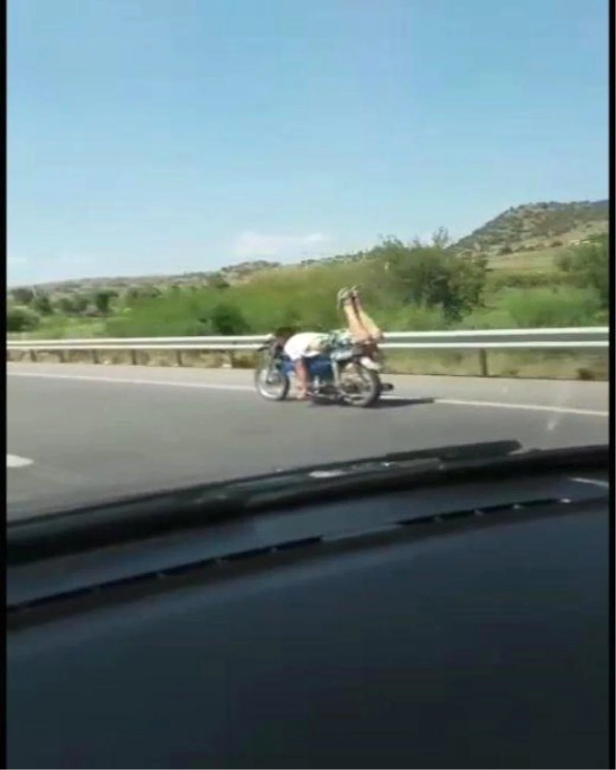 Muğla\'da Motosiklet Sürücüsünün Ölümle Dansı