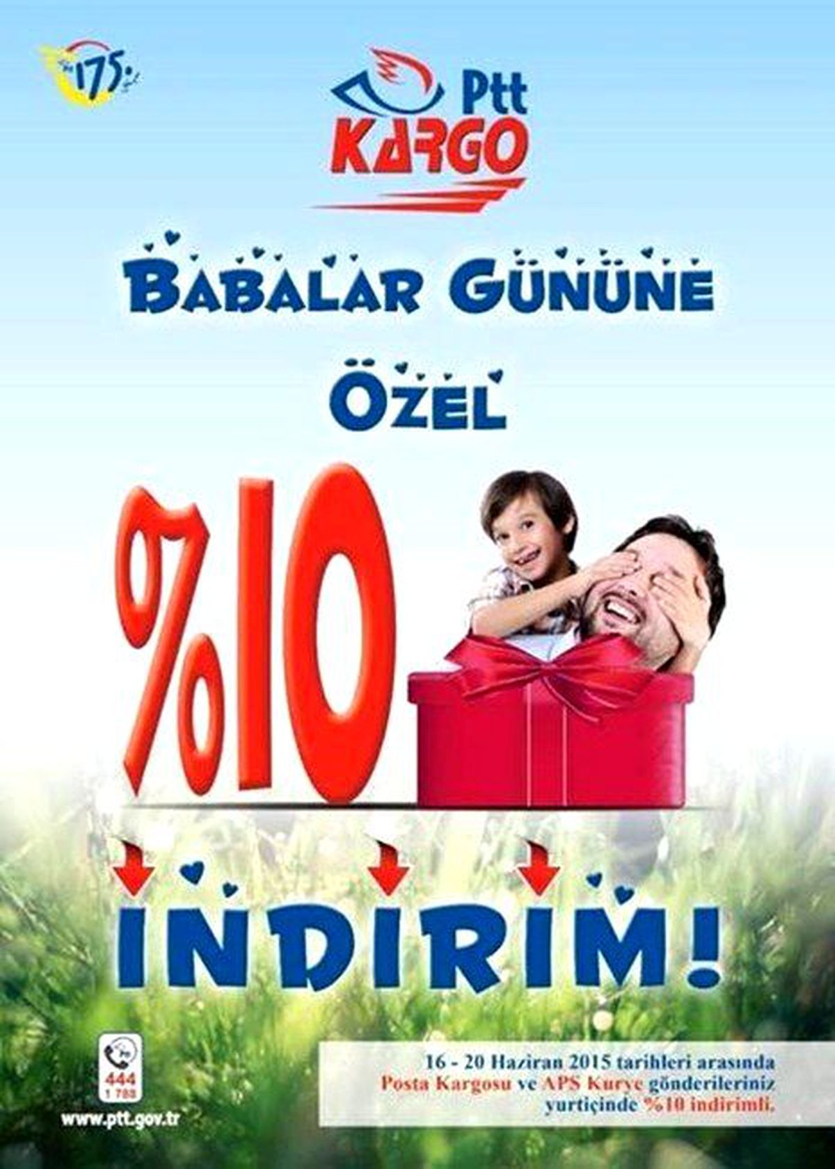 PTT\'den Babalar Günü İndirimi