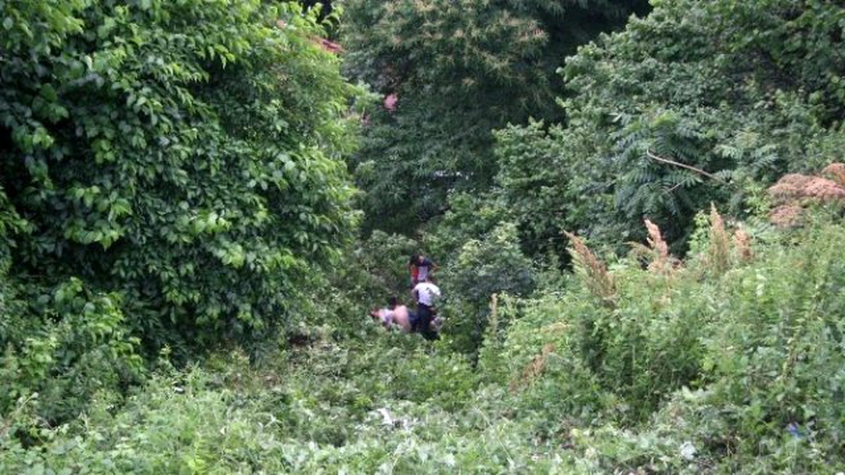 50 Metre Uçurumdan Aşağıya Düşen Otomobilde Can Pazarı