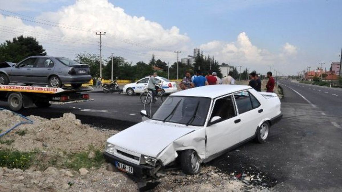 Akşehir\'de Trafik Kazası: 1 Yaralı