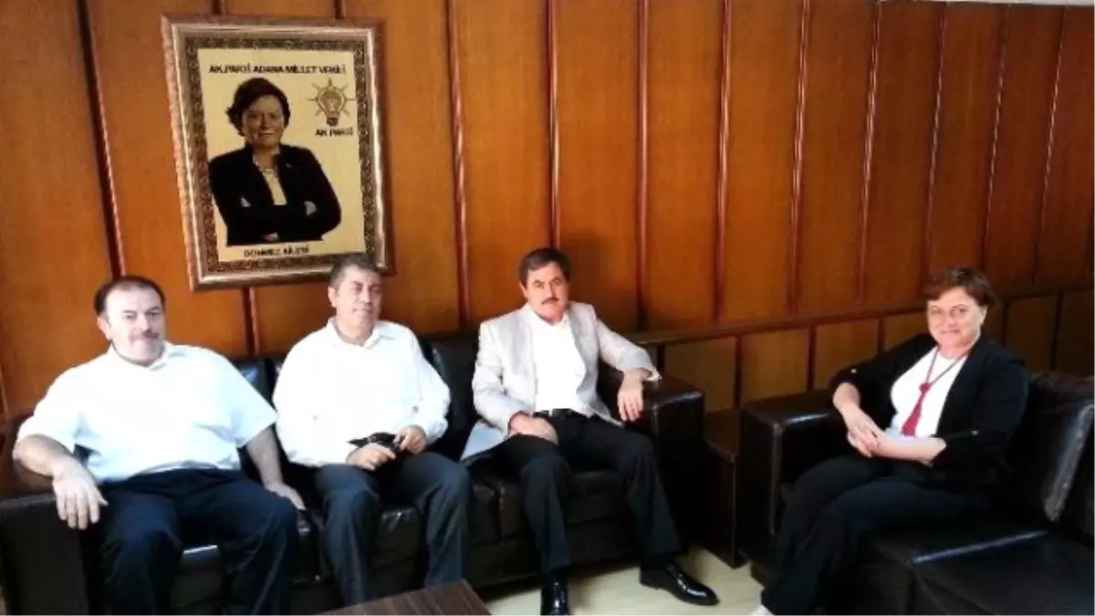 Başkan Eser\'den, Milletvekili Sarı\'ya Hayırlı Olsun Ziyareti