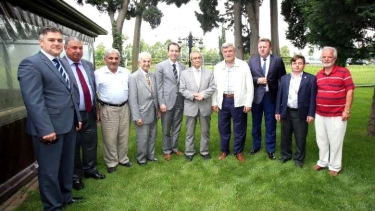 Başkan Karaosmanoğlu Fatih Erbakan\'ı Ağırladı