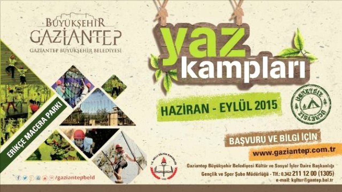 Büyükşehir Yaz Kampları Başlıyor