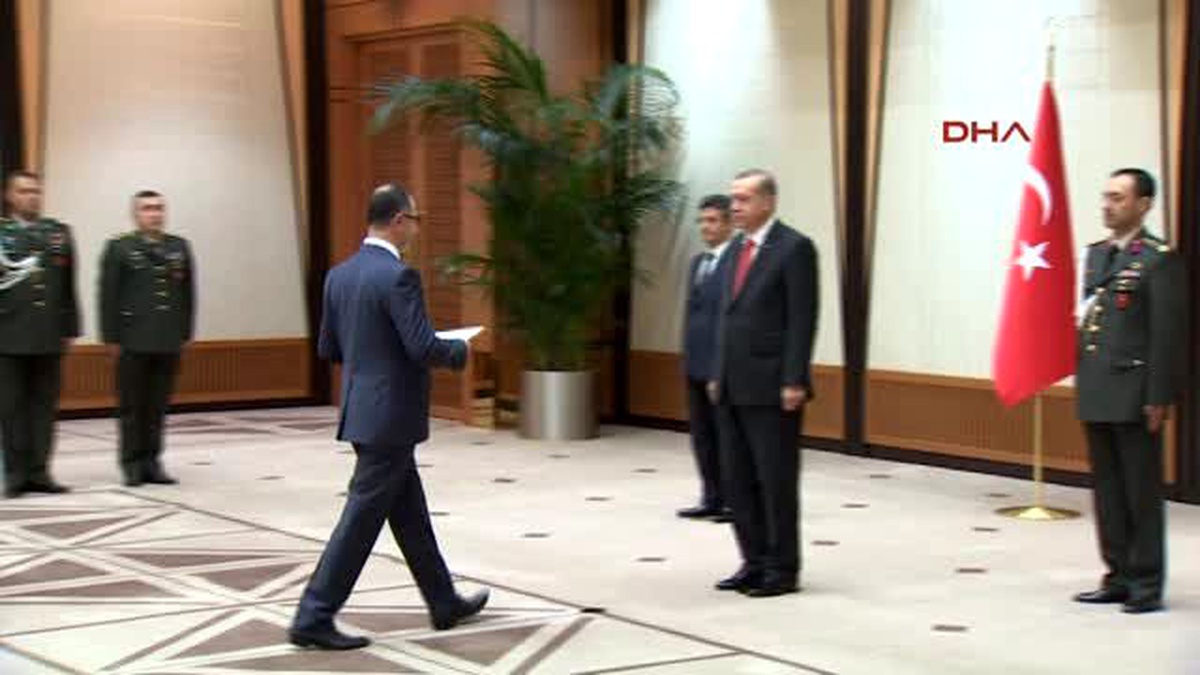 Cumhurbaşkanı Erdoğan, Filistin Büyükelçisi Mustafa\'yı Kabul Etti