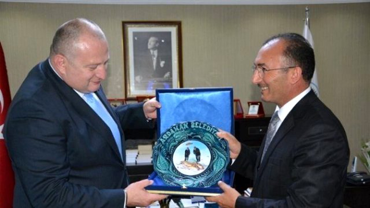Gürcistan Heyetinden Başkan Köksoy\'a Ziyaret