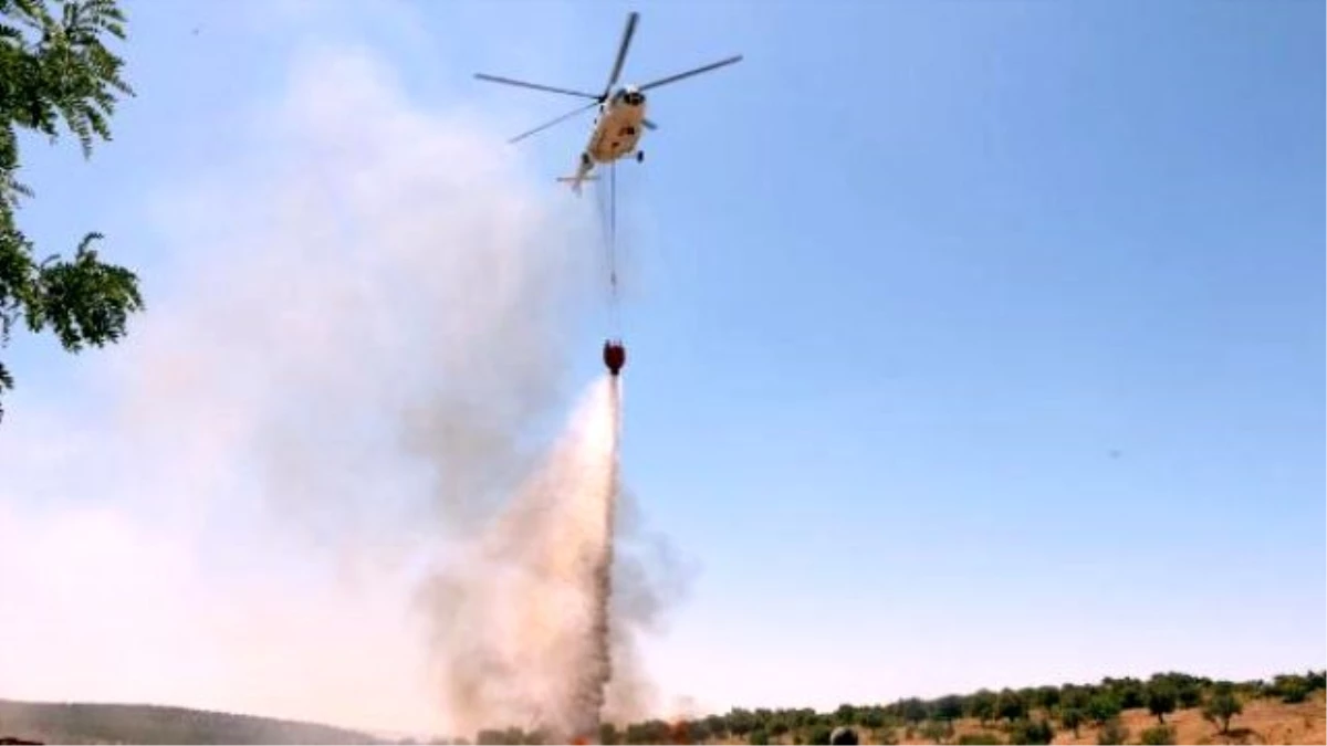 Kahramanmaraş\'ta Hava Destekli Yangın Tatbikatı