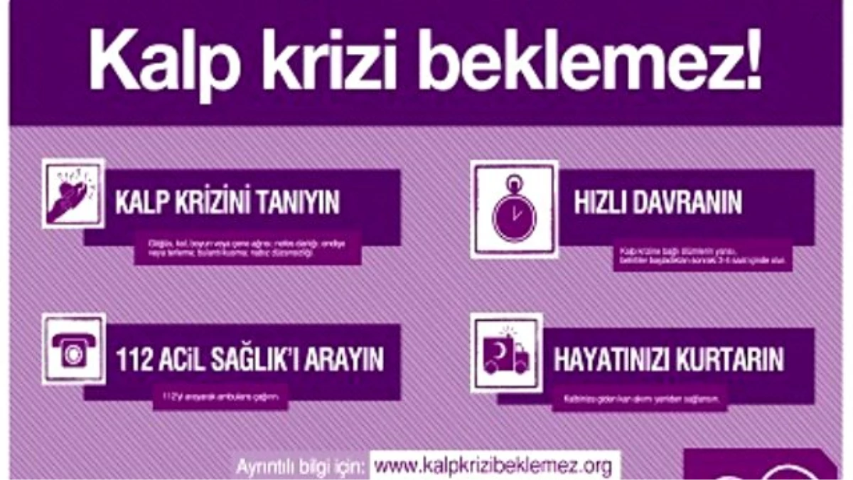 Kalp Krizinde \'Hızlı Davran, Hayatını Kurtar\' Uyarısı