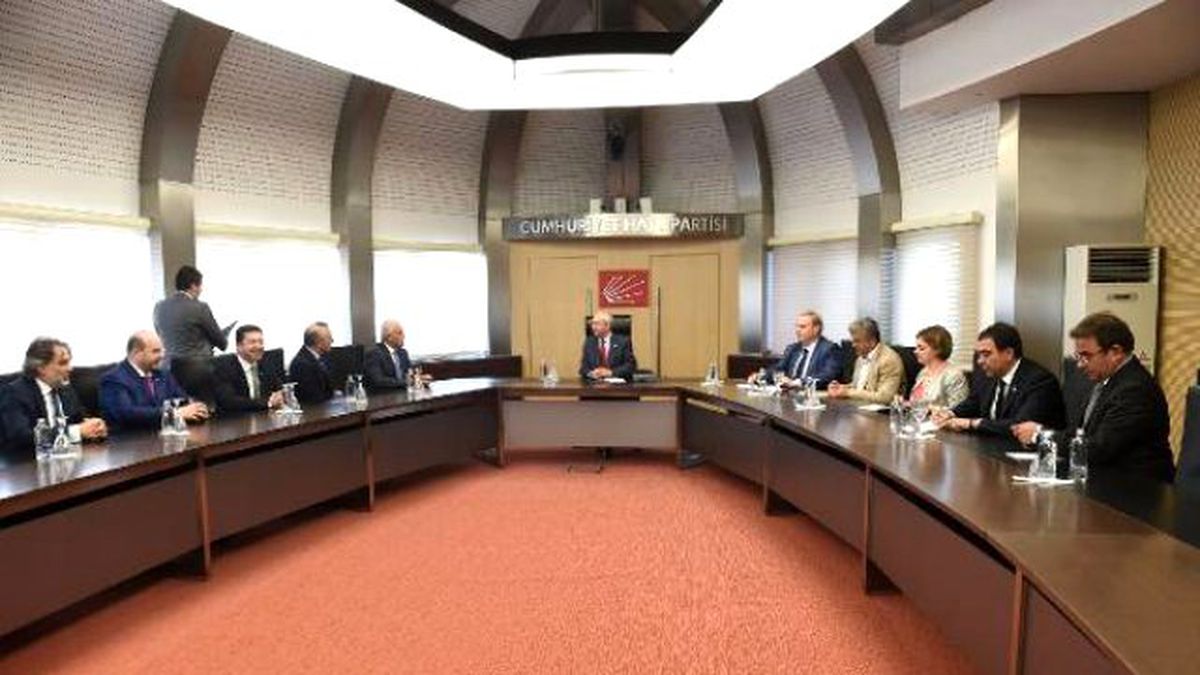 Kılıçdaroğlu, Müsiad Heyeti ile Görüştü