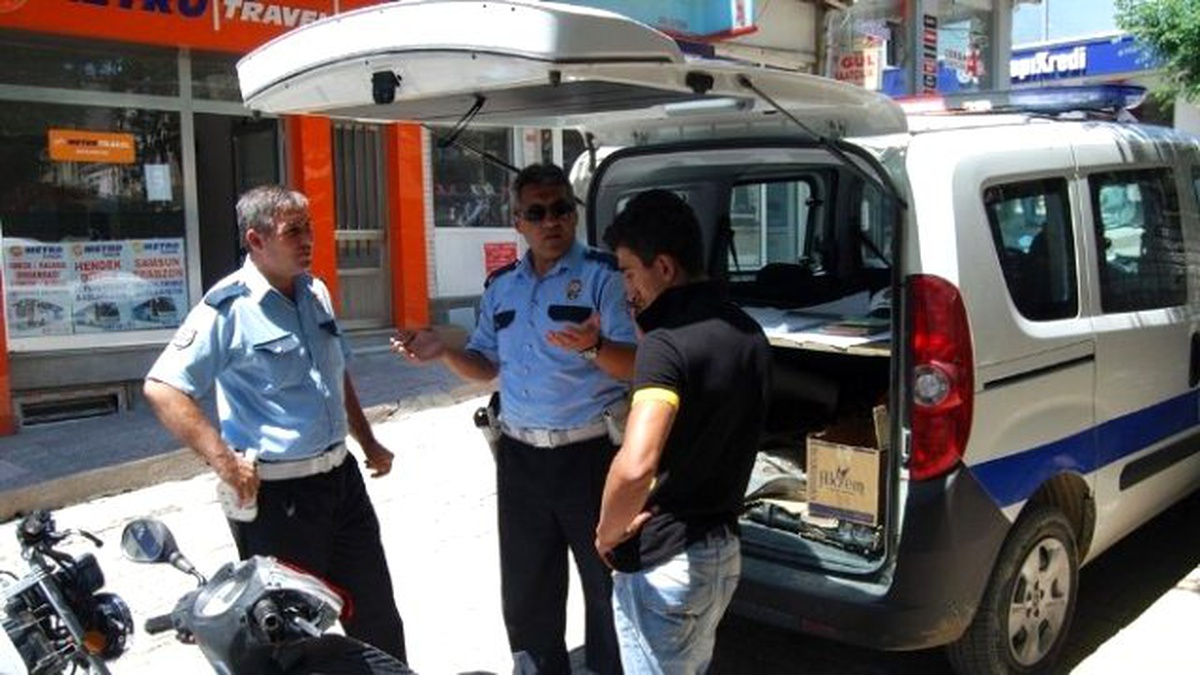 Malkara\'da Plakasız Motosikletlere Ceza Yağdı