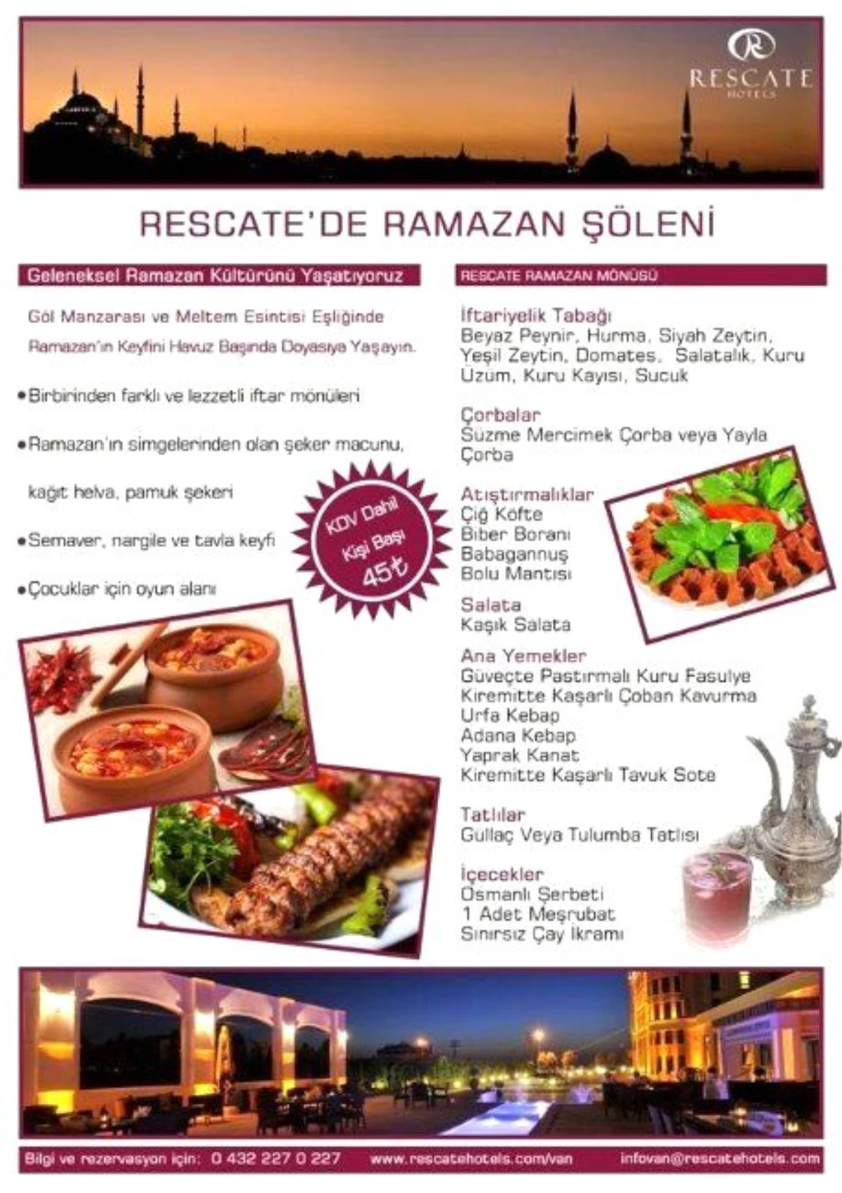 Rescate Otel\'de Ramazan Şöleni