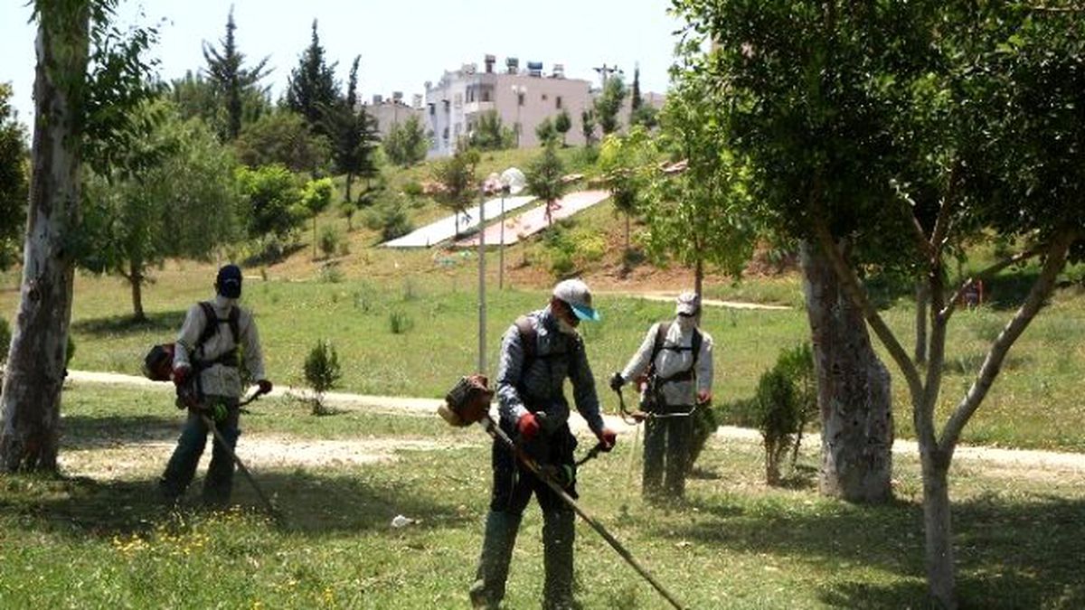 Toroslar\'da Park ve Yeşil Alanların Bakım Çalışmaları Hızlandı