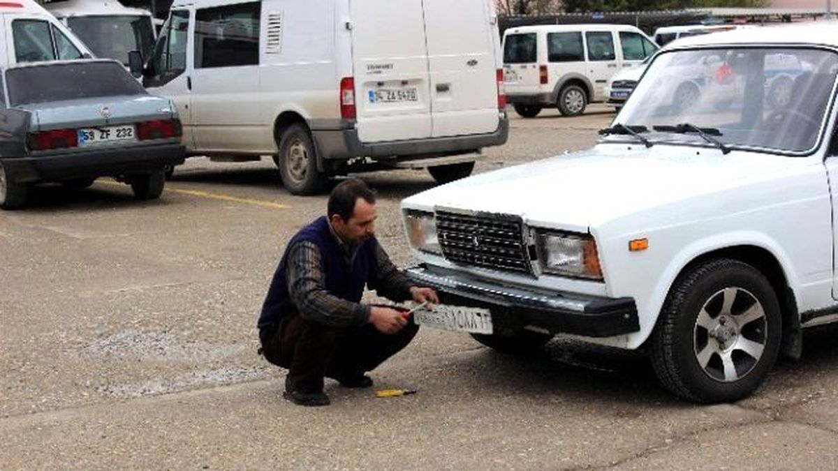 830 Suriyeli Araca Türk Plakası Verildi