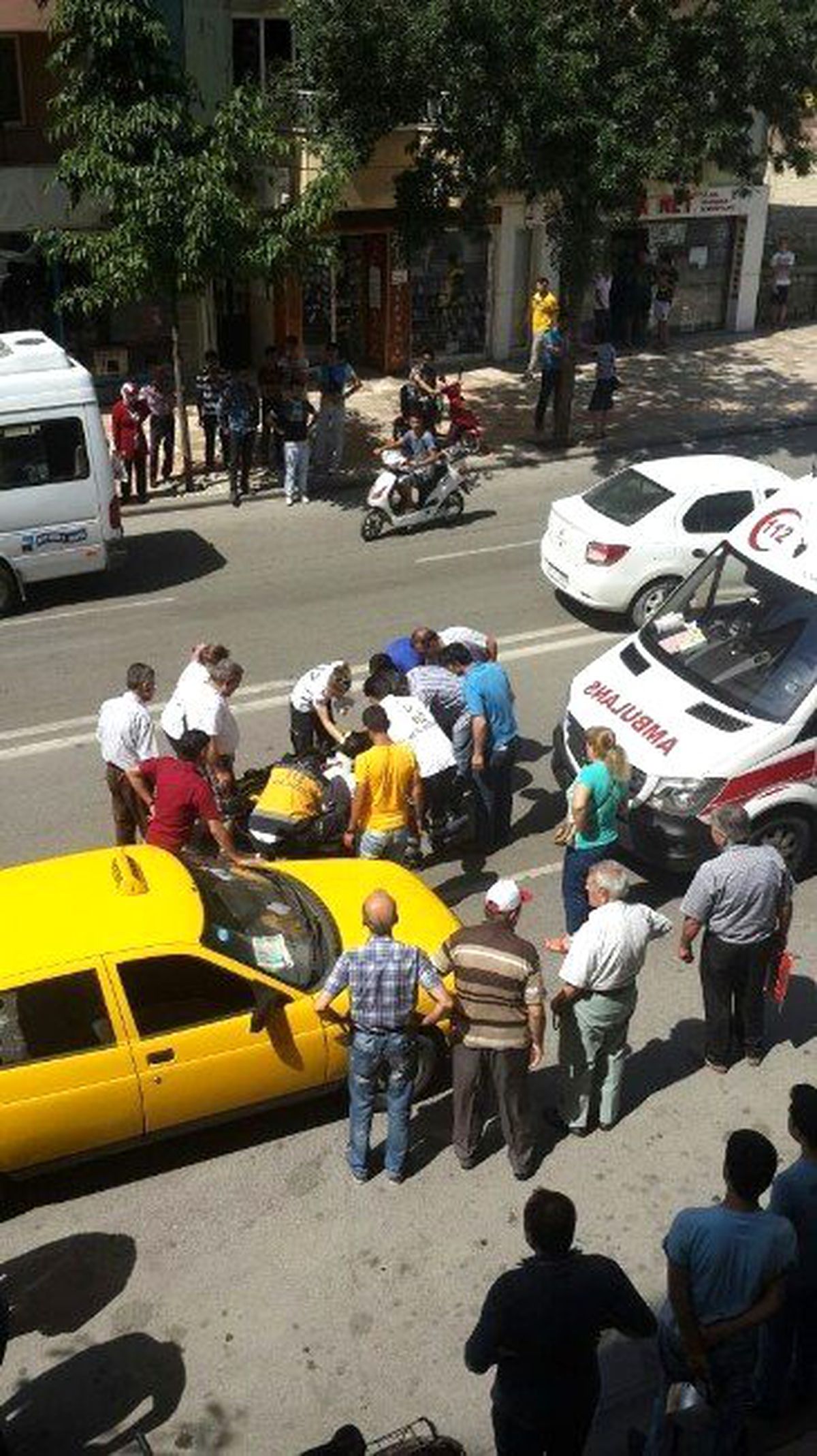 Denizli\'de Trafik Kazası: 1 Yaralı