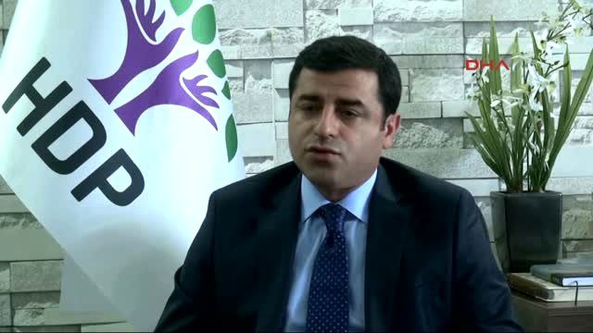 Diyarbakır Hdp Eş Başkanı Selahattin Demirtaş, ?ak Parti ve CHP Bizim İlkelerimizi de İçine Alacak...
