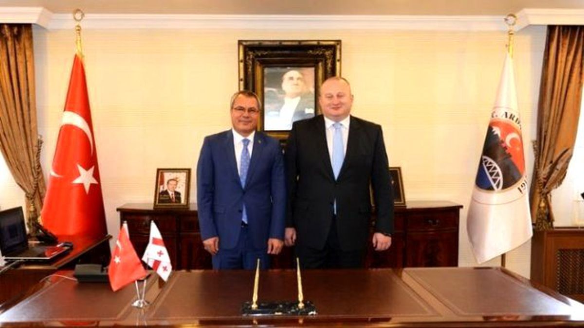 Gürcistan\'ın Samtskhe-cavakheti Bölge Valisi Akaki Matchutadze Ardahan\'ı Ziyaret Etti