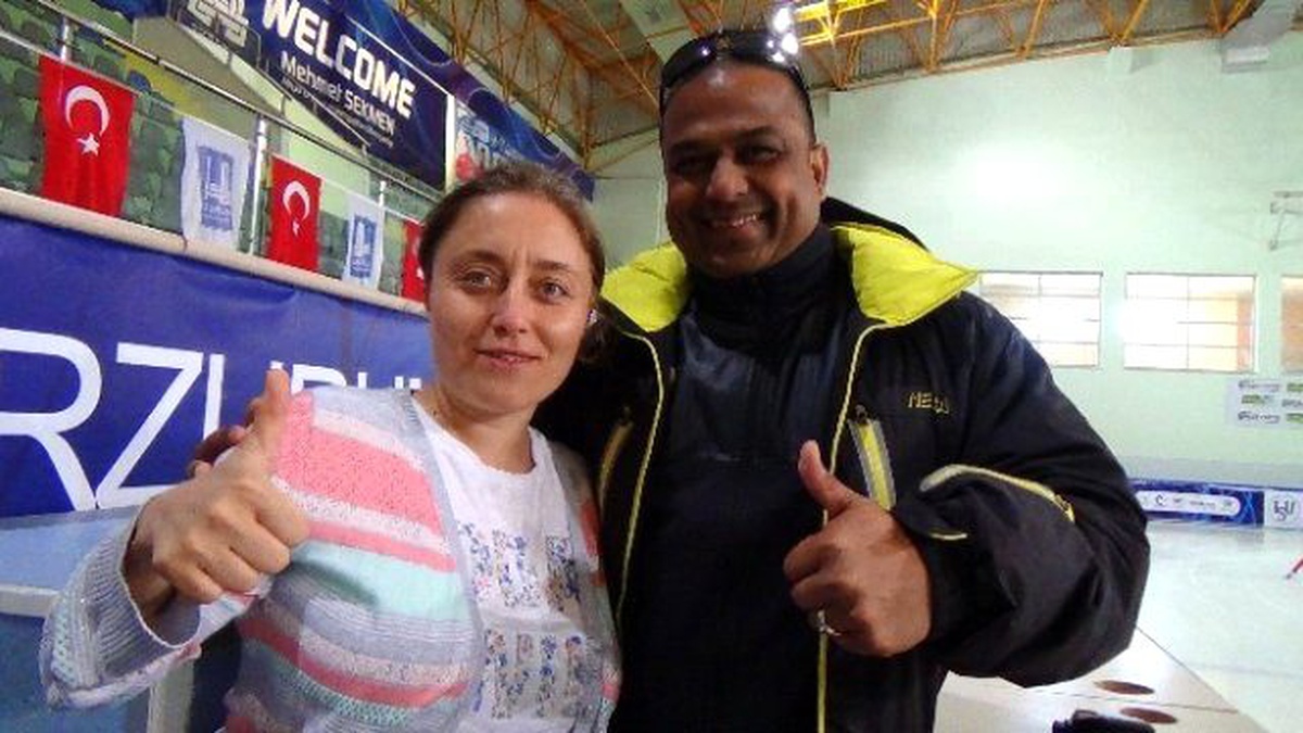 Hindistan Short Track Milli Takımı Kamp İçin Erzurum\'da