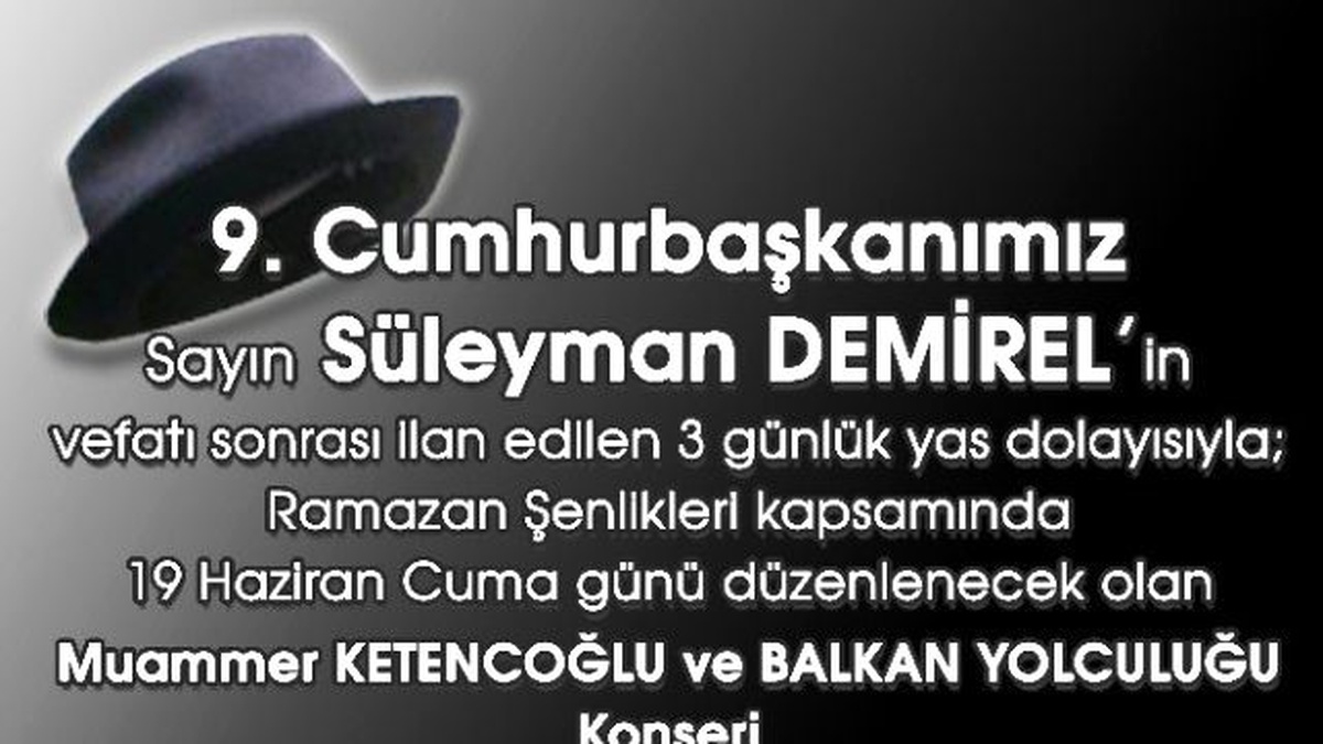 Konyaaltı Belediyesi Konserleri Erteledi