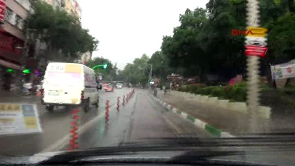 Bursa\'da Yağmur Etkili Oldu