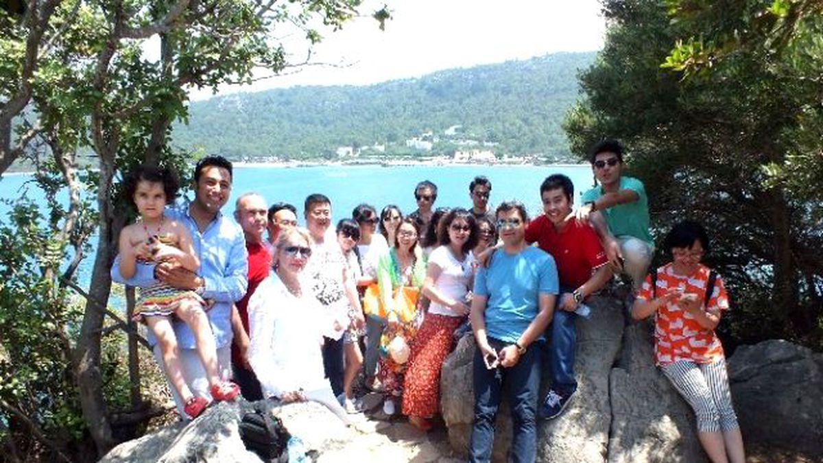 Çinli Turizmciler Kemer\'de