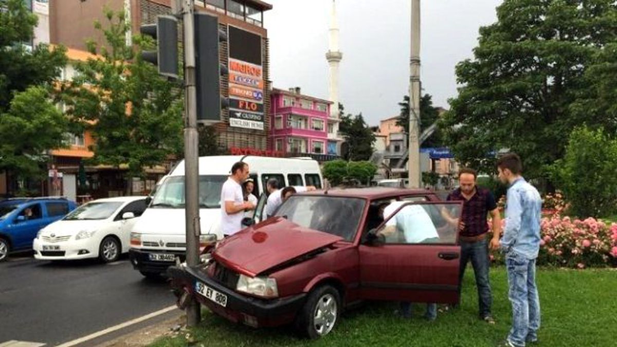 Fatsa\'da Trafik Kazası: 1 Yaralı