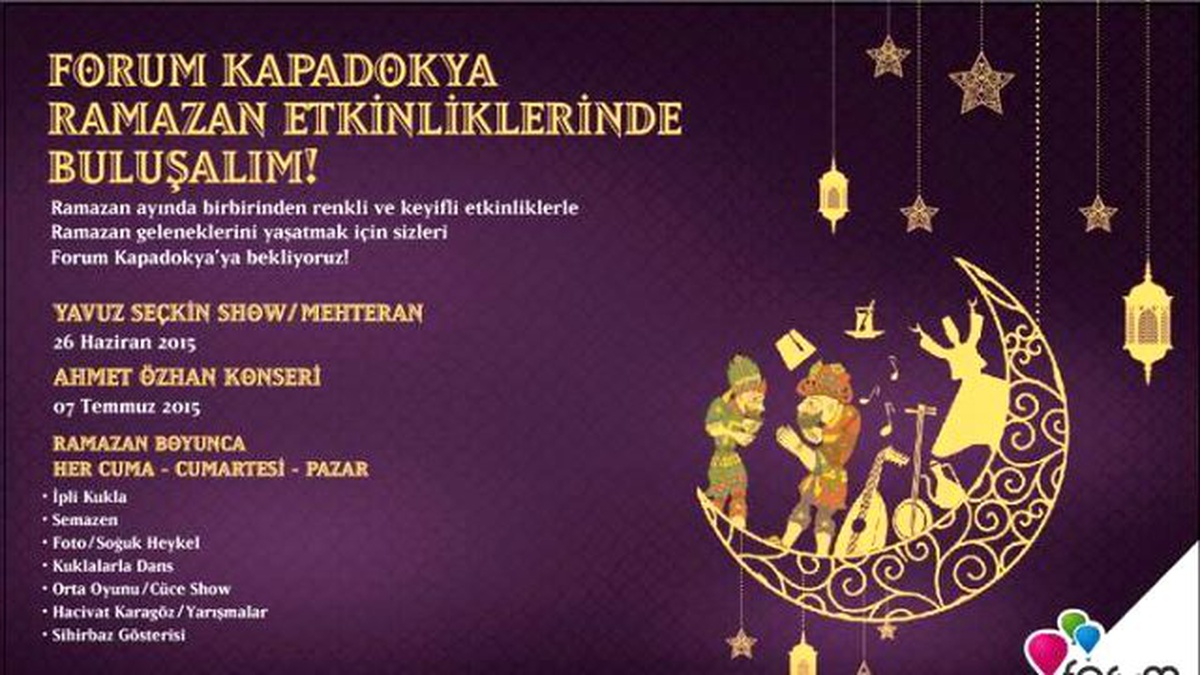 Forum Kapadokya Ramazan Eğlencesinin Adresi