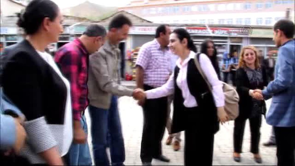 Hdp Eş Genel Başkanı Yüksekdağ, Başkale'de