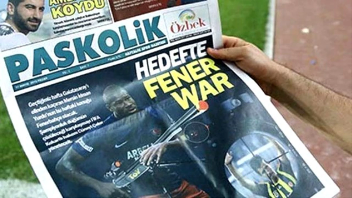 Mersin İdmanyurdu-Fenerbahçe Maçında Dağıtılan Gazete