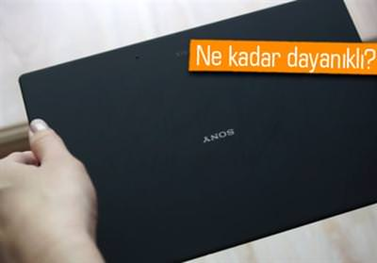 Sony Xperia Z4 Tablet Çizilme Testinde
