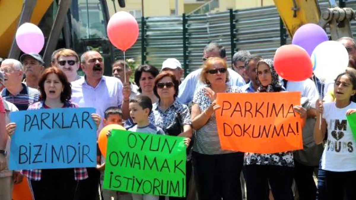 Zile\'de Parkın İmara Açılmasına Mahalleli Tepkisi