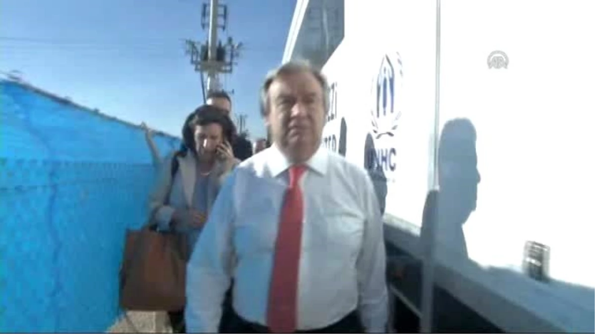 Antonio Guterres, Mültecileri Ziyaret Etti