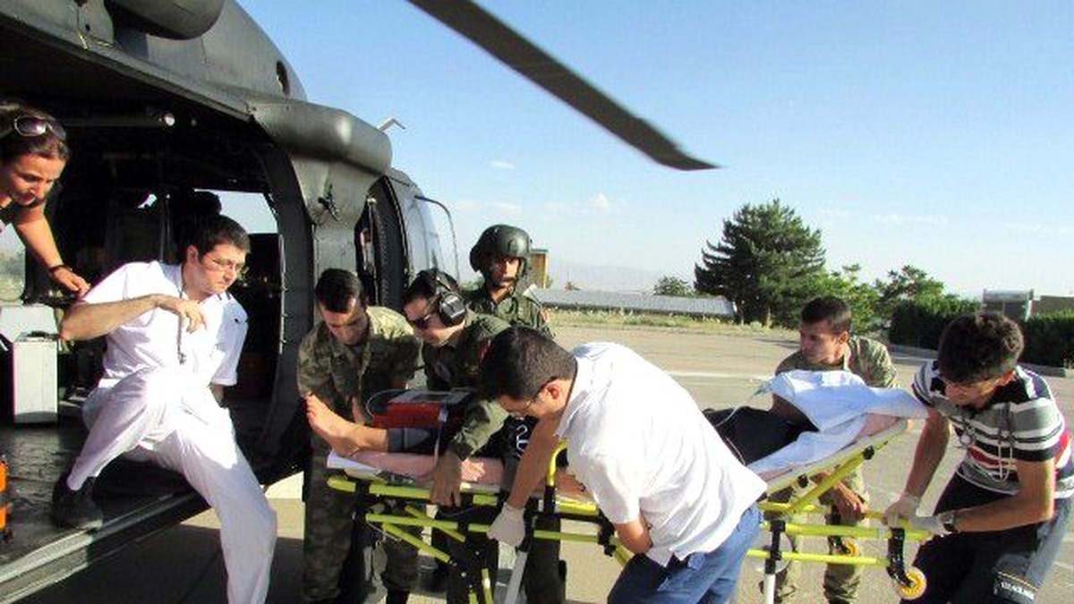 Askeri ve 112 Helikopterleri Hayat Kurtardı