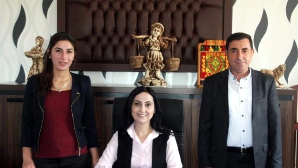 HDP Eş Genel Başkanı Yüksekdağ\'dan Saray\'a Teşekkür Ziyreti