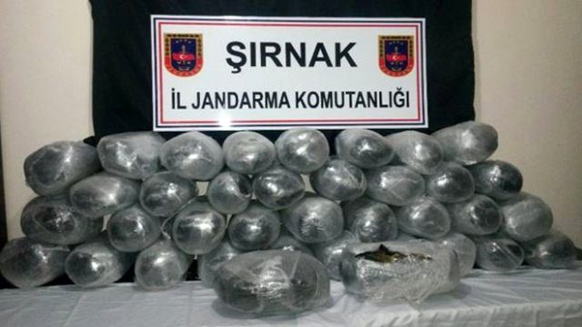 Şırnak\'ta 190 Kilogram Uyuşturucu Ele Geçirildi