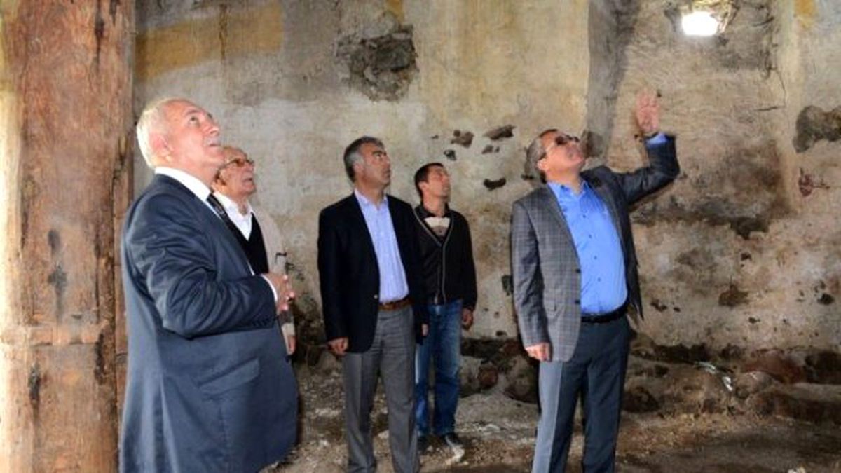 Vali Deniz, Tarihi Müderris İbrahim Efendi Camisinde İncelemelerde Bulundu