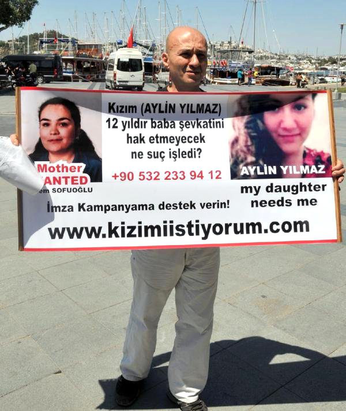 12 Yıldır Göremediği Kızı İçin Babalar Günü\'nde Eylem Yaptı