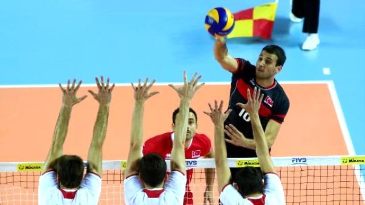 A Milli Erkek Voleybol Takımı, F Grubu\'nu 2. Tamamladı