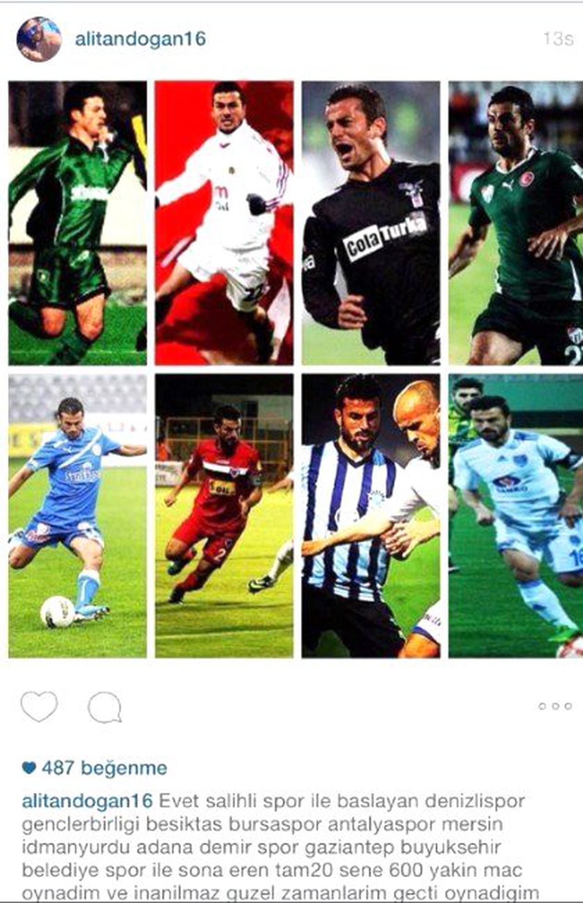 Ali Tandoğan Futbol Hayatına Nokta Koydu