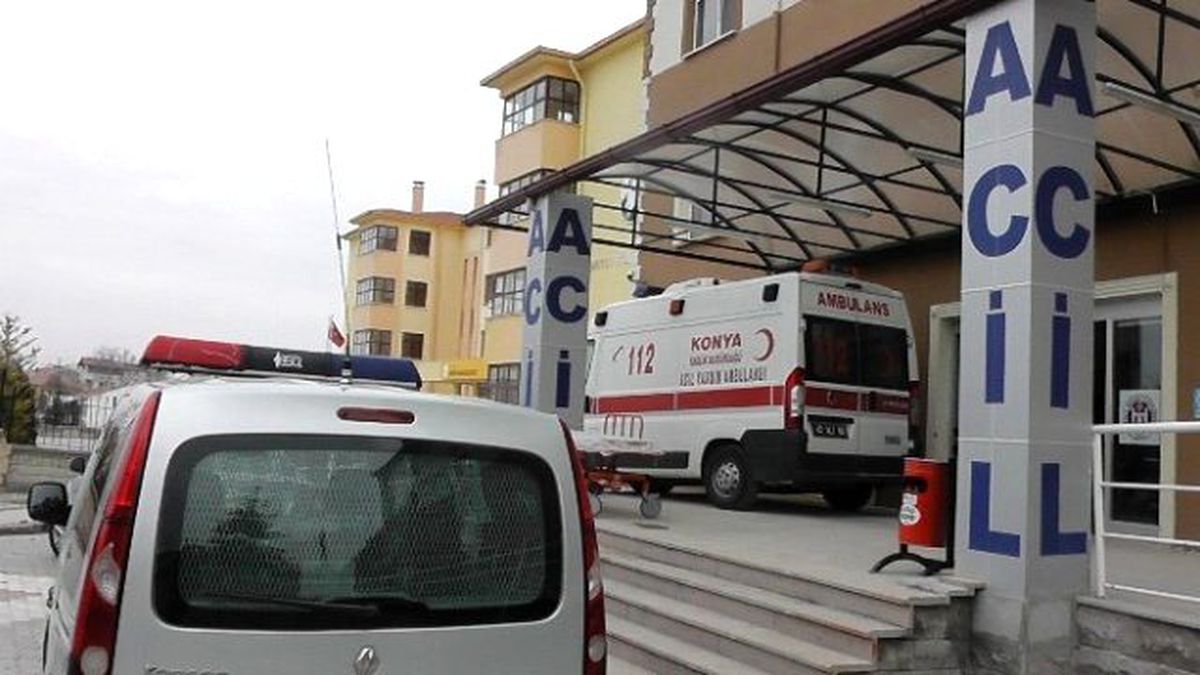 Başına Demir Düşen İnşaat İşçisi Hastanelik Oldu