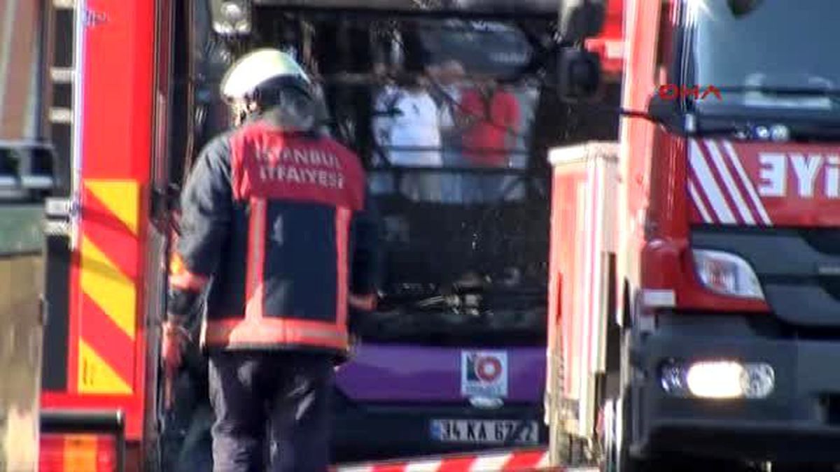 İett Otobüsünde Patlama: 1 Yaralı