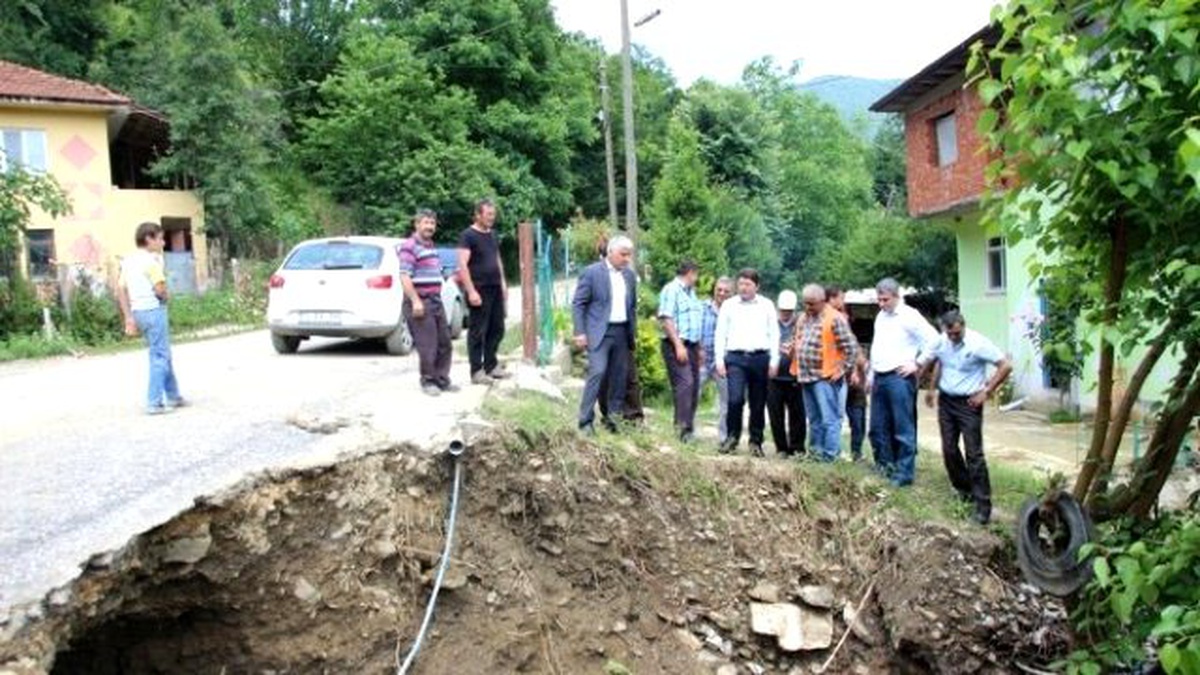 Milletvekili Tunç Selde Zarar Gören Köyleri Ziyaret Etti