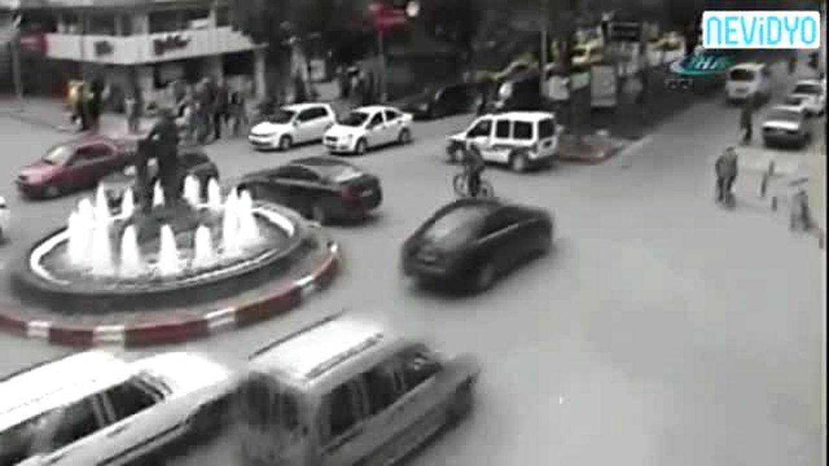 Afyon\'da Yaşanan Kazalar Kamerada!