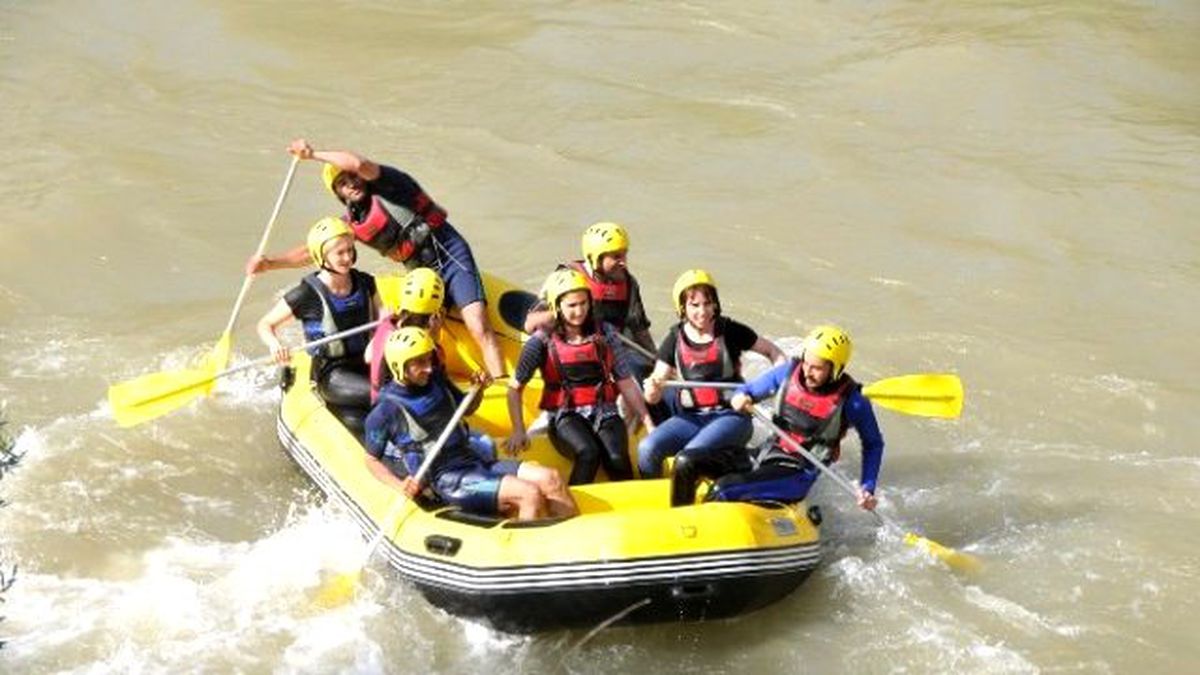 Çatak\'ta Rafting Heyecanı