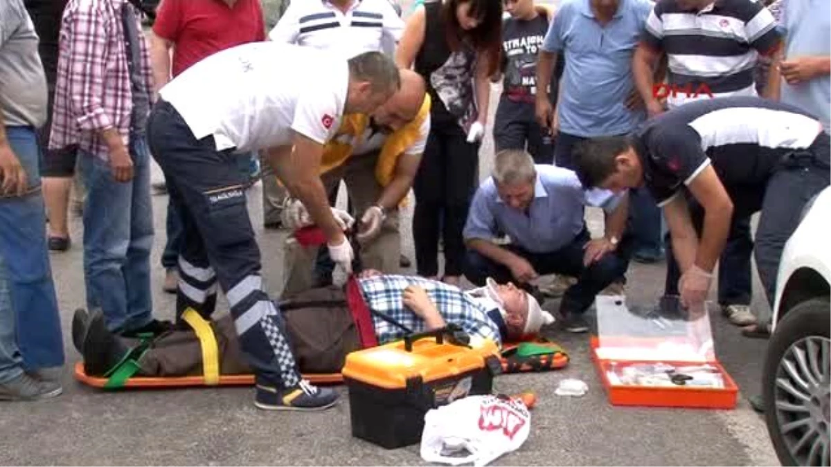 Edirne Pide Yaptırmaya Giderken Kazada Yaralandı