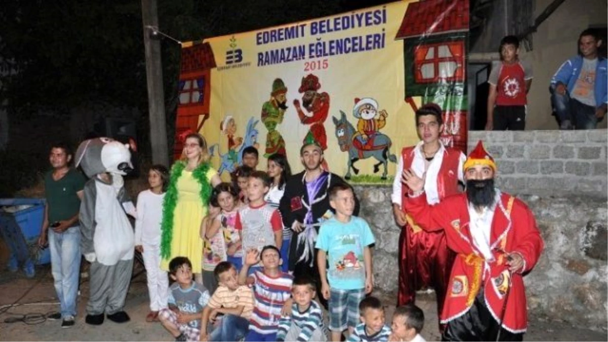 Edremit Belediyesi Ramazan Eğlenceleri Beyoba Mahallesinde Başladı