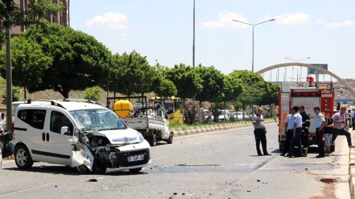 Gaziantep\'te Zincirleme Trafik Kazası